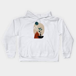 Boho Still Life 1 Kids Hoodie